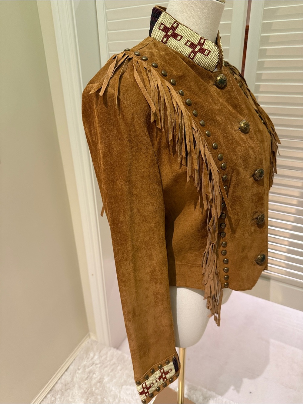 ✨ STUNNING Scully Heritage Leather Western Statement Jacket ✨ - Picture 5 of 10